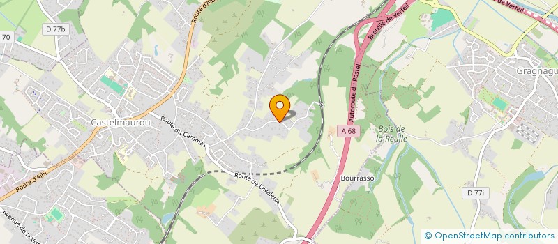 localisation de l'entreprise HOGWARTS  CASTELMAUROU