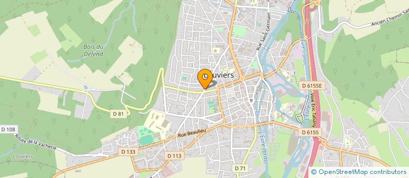 localisation de l'entreprise HOHN IMMOBILIER à LOUVIERS