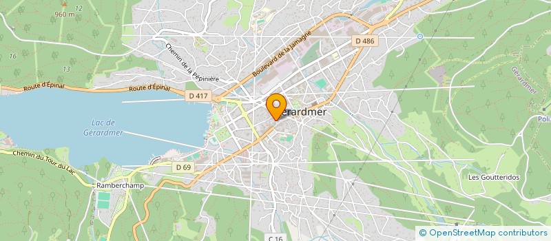 localisation de l'entreprise HOHNECK MAGAZINE  GERARDMER