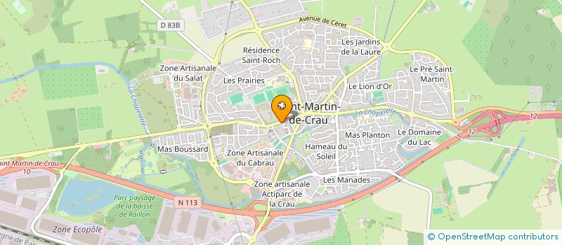 localisation de l'entreprise HOI-AN à SAINT-MARTIN-DE-CRAU