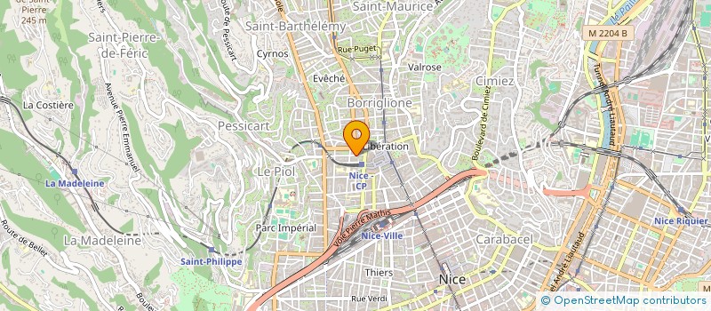 localisation de l'entreprise HOIR PERISSOL PELLEGRINI à NICE