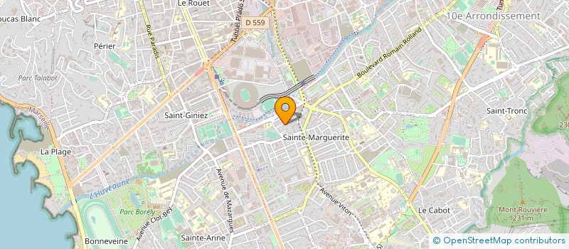 localisation de l'entreprise HOIRIE BAROUX à MARSEILLE