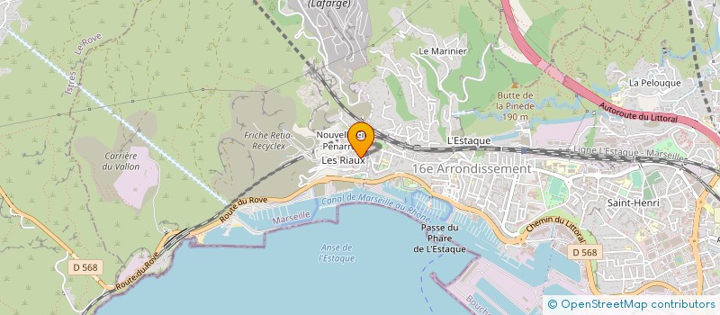localisation de l'entreprise HOIRIE BAUX ETIENNE à MARSEILLE 16EME
