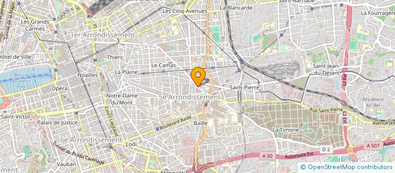 localisation de l'entreprise HOIRIE BERNARD à MARSEILLE