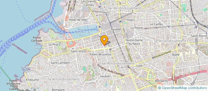 localisation de l'entreprise HOIRIE BOIRON RENE  MARSEILLE