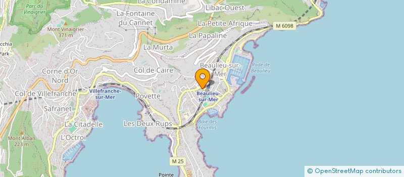 localisation de l'entreprise HOIRIE BURLOT  BEAULIEU-SUR-MER