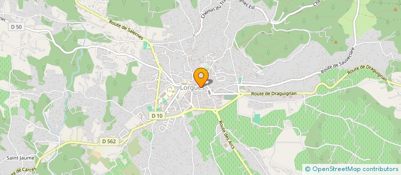 localisation de l'entreprise HOIRIE CAUVIN CLAUDE  LORGUES