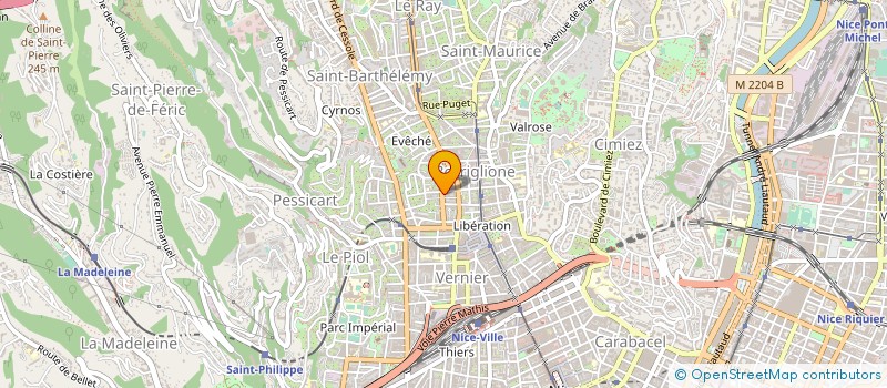 localisation de l'entreprise HOIRIE CORDONE  NICE
