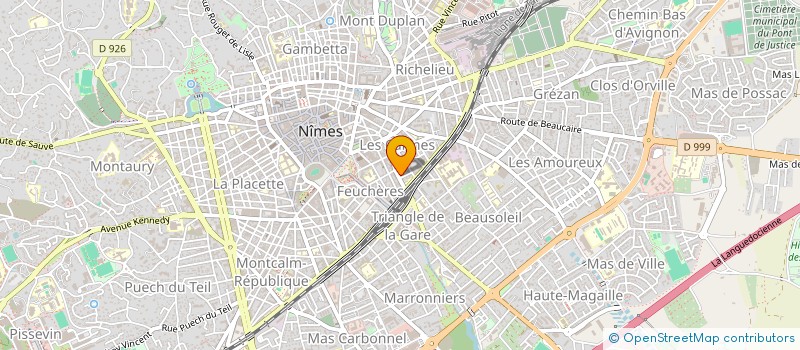 localisation de l'entreprise HOIRIE D EVERLANGE à NIMES