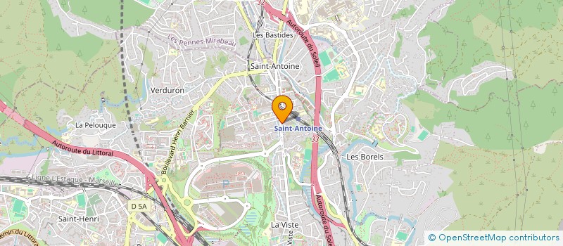 localisation de l'entreprise HOIRIE GASTALDI à MARSEILLE