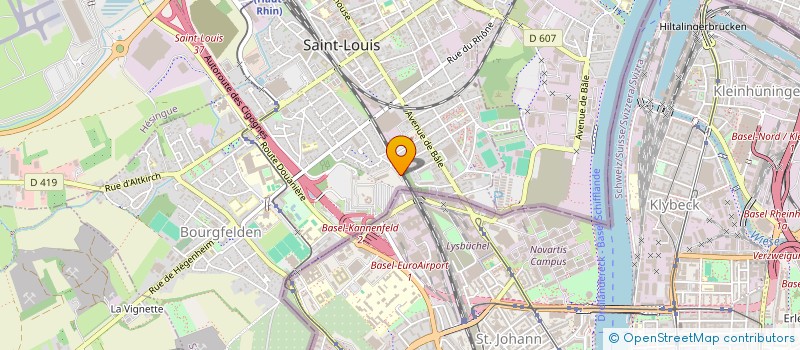 localisation de l'entreprise HOIRIE HUWYLER  SAINT-LOUIS