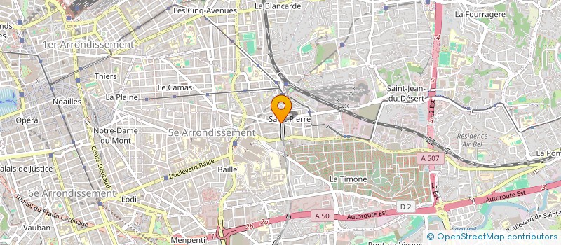 localisation de l'entreprise HOIRIE LIMINANA à MARSEILLE