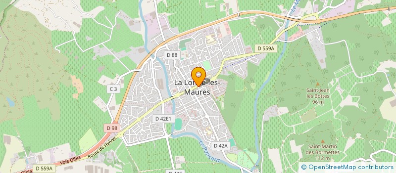 localisation de l'entreprise HOIRIE MARMOTTANT GIROS à LA LONDE-LES-MAURES