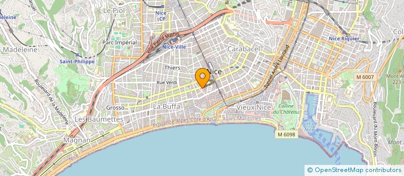 localisation de l'entreprise HOIRIE MEDECIN à NICE