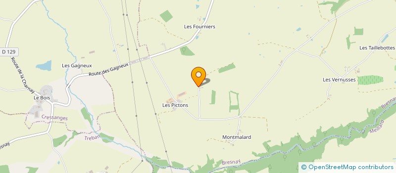 localisation de l'entreprise HOIRIE MONTANIER DE BELMONT  AUTRY-ISSARDS