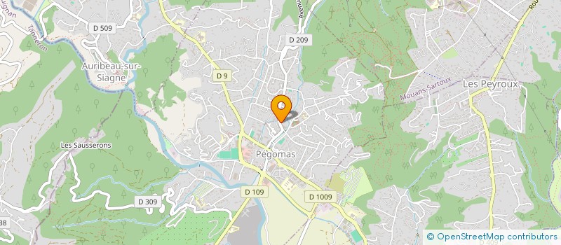 localisation de l'entreprise HOIRIE MUSSO MARCEL  PEGOMAS