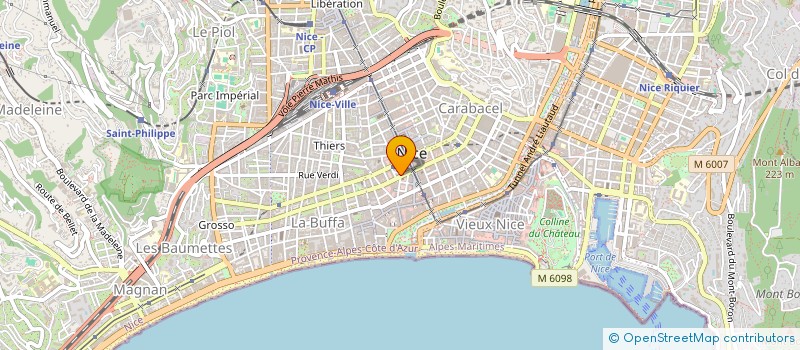 localisation de l'entreprise HOIRIE NABIAS CAUVIN  NICE