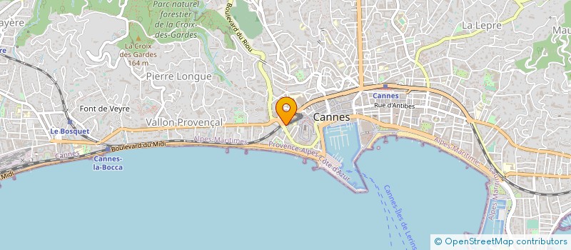 localisation de l'entreprise HOIRIE PARISI à CANNES