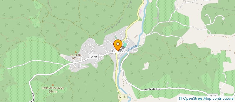 localisation de l'entreprise HOIRIE PONZO DOMINIQUE à CABASSE