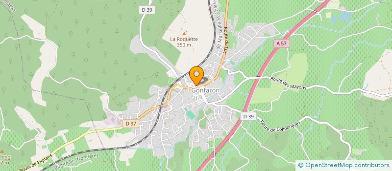 localisation de l'entreprise HOIRIE SIMON LOUIS à GONFARON