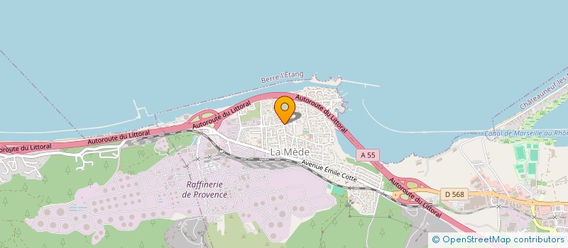 localisation de l'entreprise HOIRIE THEROND PAUL à CHATEAUNEUF-LES-MARTIGUES