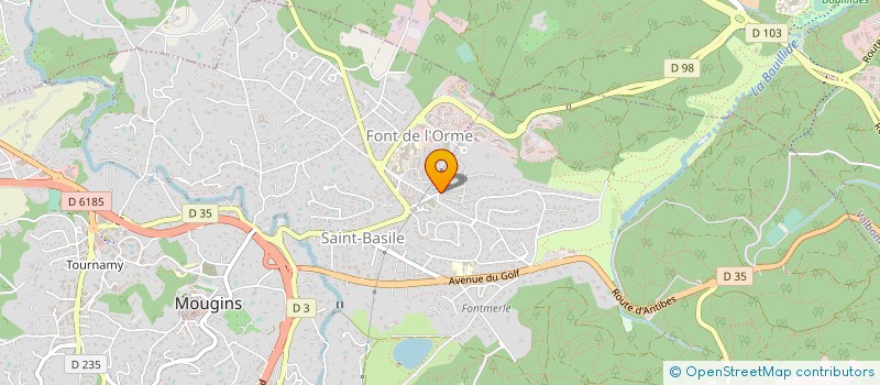 localisation de l'entreprise HOIRIES PRINCIPIANO à MOUGINS