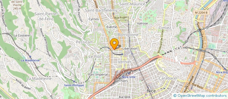 localisation de l'entreprise HOIRS RUBATTO LOUISE à NICE