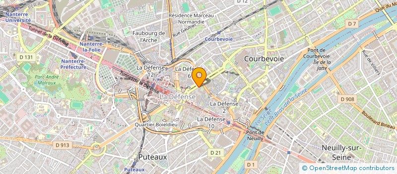 localisation de l'entreprise HOIST LOCATEL LEASING FRANCE à COURBEVOIE