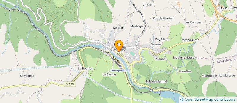 localisation de l'entreprise HOIUSE OF PRIEST à LAROQUEBROU