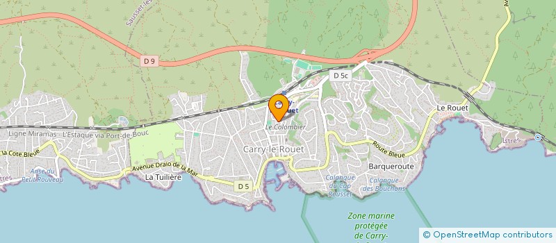 localisation de l'entreprise HOKA  CARRY-LE-ROUET