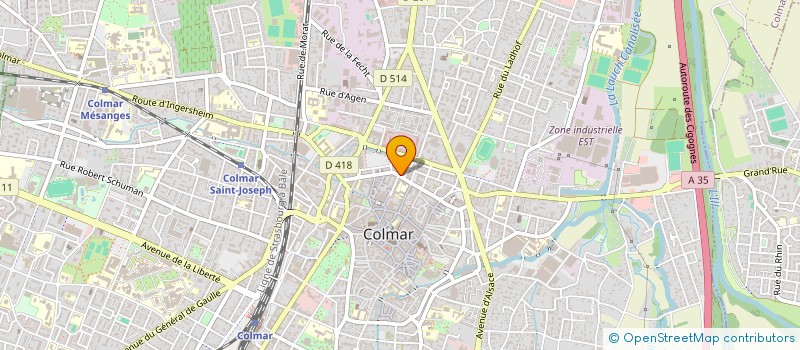 localisation de l'entreprise HOKE  COLMAR