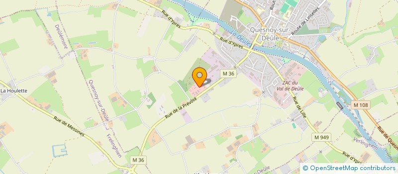 localisation de l'entreprise HOKI à QUESNOY-SUR-DEULE