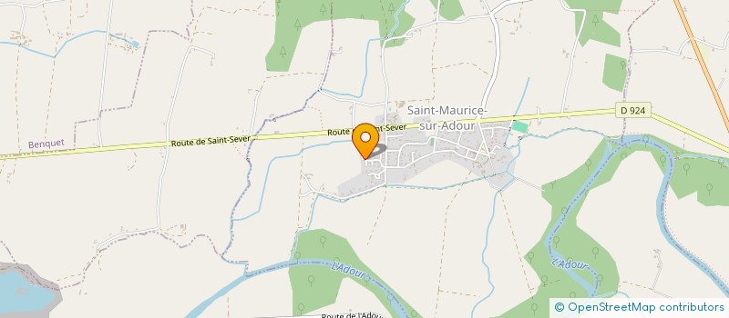 localisation de l'entreprise HOKI VAI  SAINT-MAURICE-SUR-ADOUR