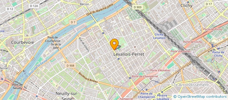 localisation de l'entreprise HOKKAIDO à LEVALLOIS-PERRET