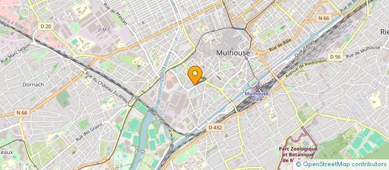 localisation de l'entreprise HOKKO à MULHOUSE