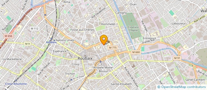 localisation de l'entreprise HOKKOKUJIN  ROUBAIX