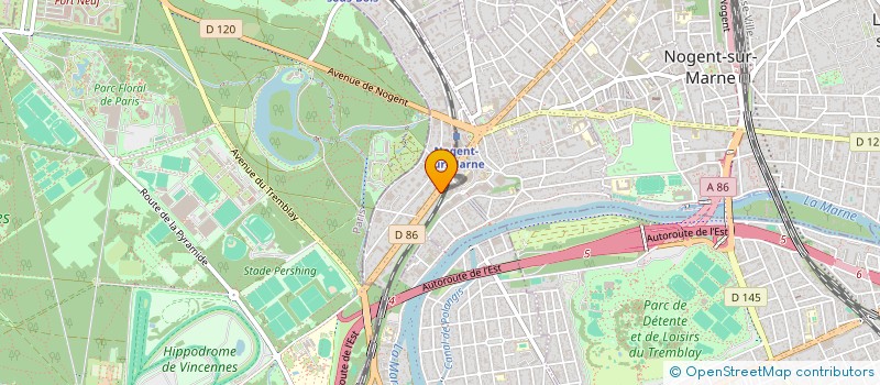 localisation de l'entreprise HOKOCHIMIE à NOGENT-SUR-MARNE