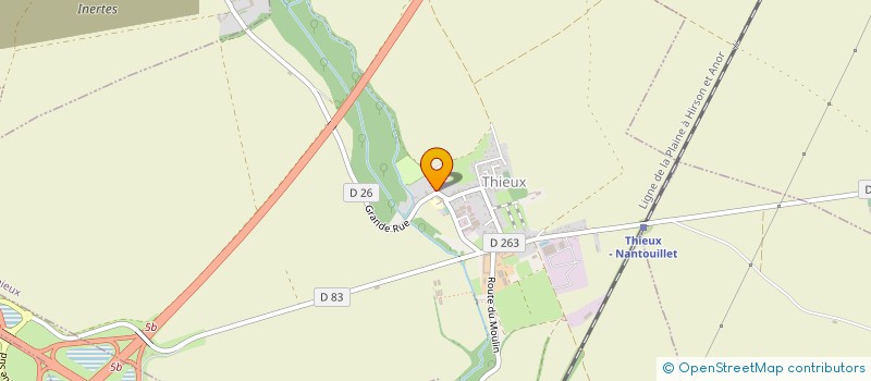 localisation de l'entreprise HOLA  THIEUX