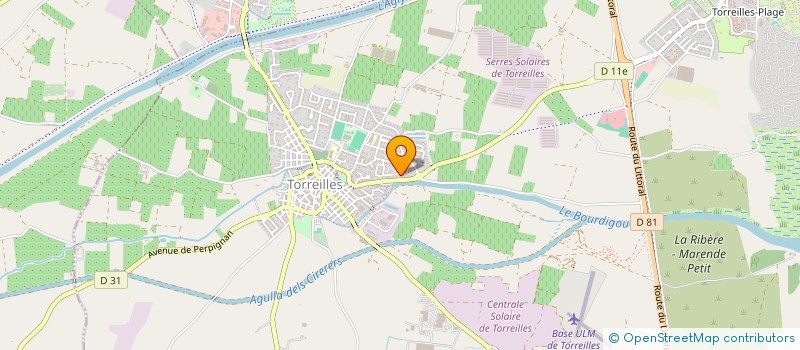 localisation de l'entreprise HOLA !  TORREILLES