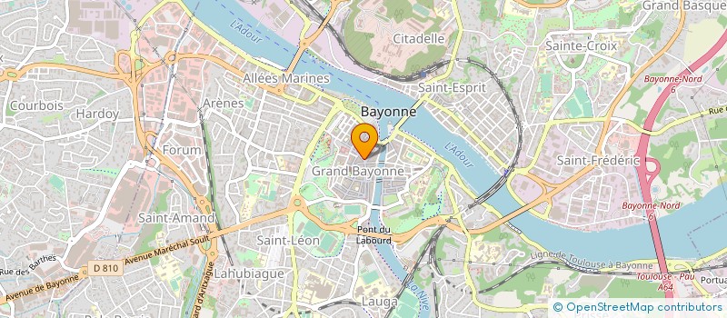 localisation de l'entreprise HOLA à BAYONNE