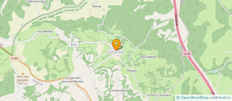 localisation de l'entreprise HOLA  PAYRIGNAC