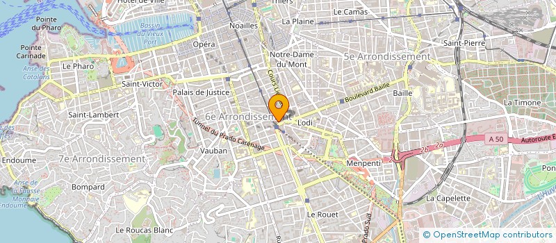 localisation de l'entreprise HOLA à MARSEILLE