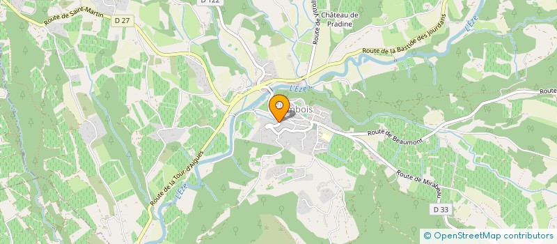 localisation de l'entreprise HOLA PRODUCTION  GRAMBOIS