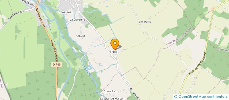 localisation de l'entreprise HOLASS  CHAMPIGNY-SUR-VEUDE