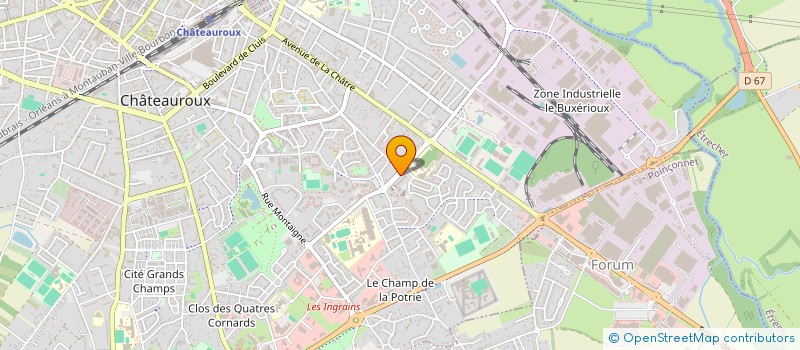 localisation de l'entreprise HOLAUVIA à CHATEAUROUX