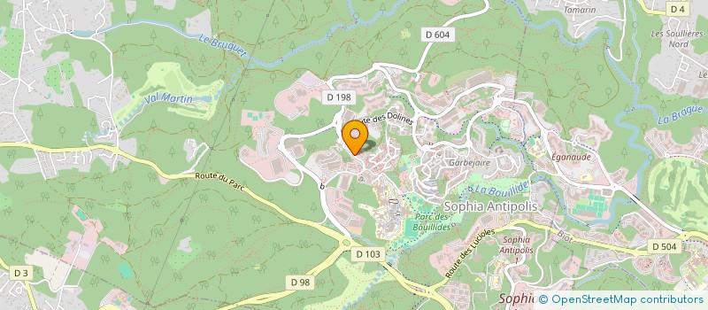 localisation de l'entreprise HOLBOX GLOBAL  VALBONNE