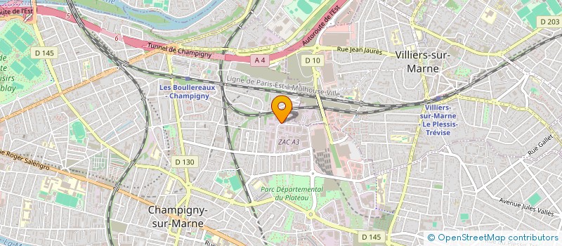 localisation de l'entreprise HOLD ALLIANCE à CHAMPIGNY-SUR-MARNE