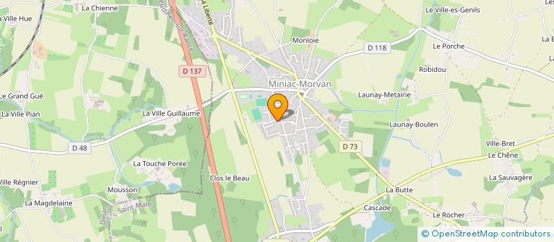 localisation de l'entreprise HOLD BEST INVEST  MINIAC-MORVAN