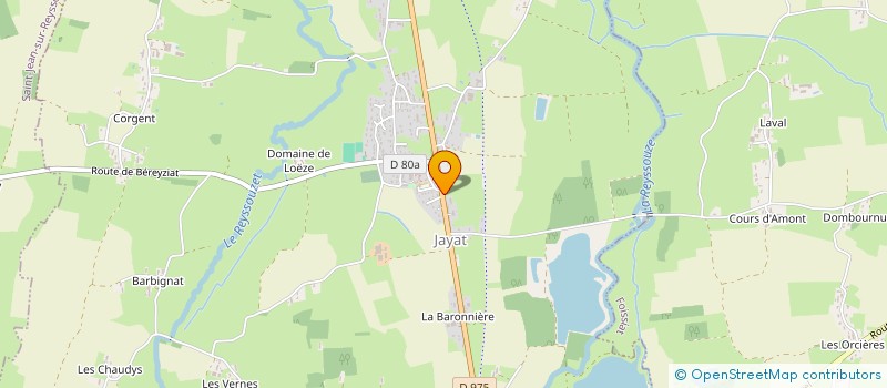 localisation de l'entreprise HOLD'BUSINESS  JAYAT