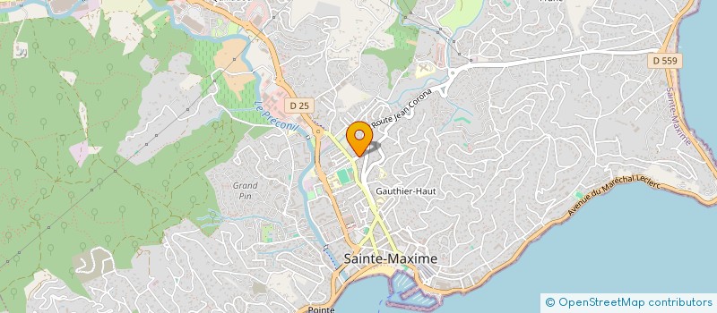 localisation de l'entreprise HOLD FL à SAINTE-MAXIME